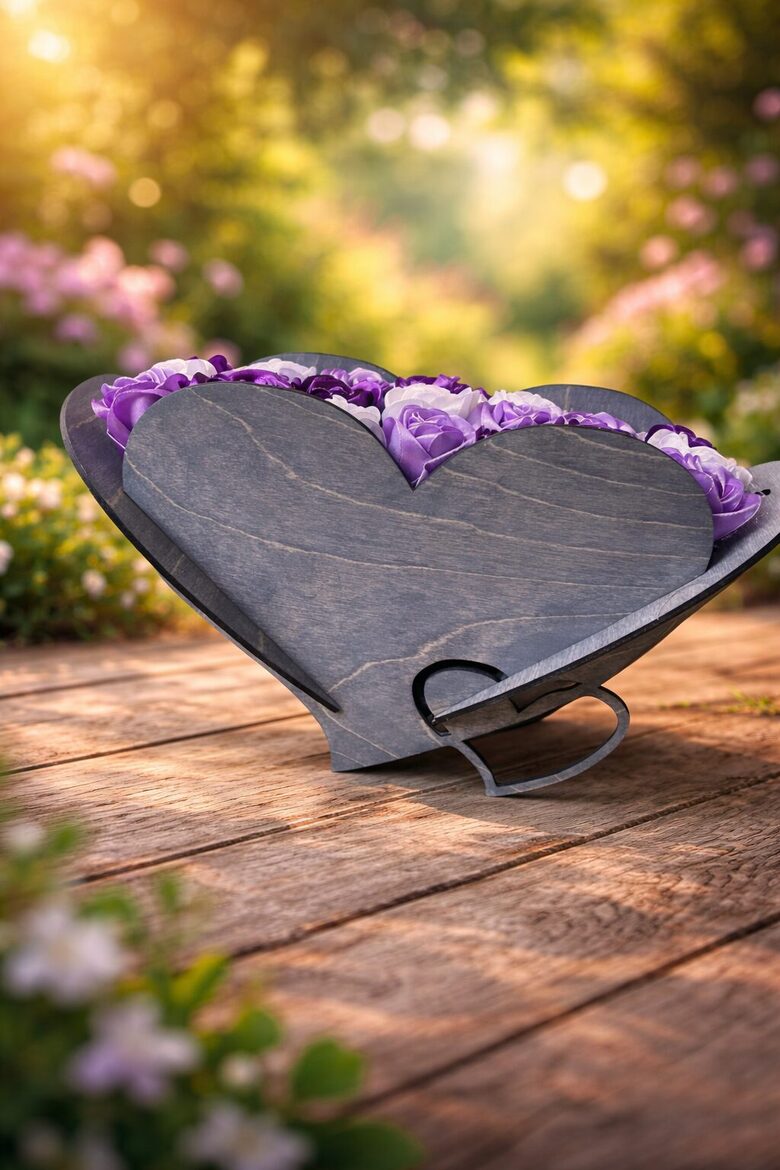 Sirds kaste ar rozēm "VIDĒJĀ"