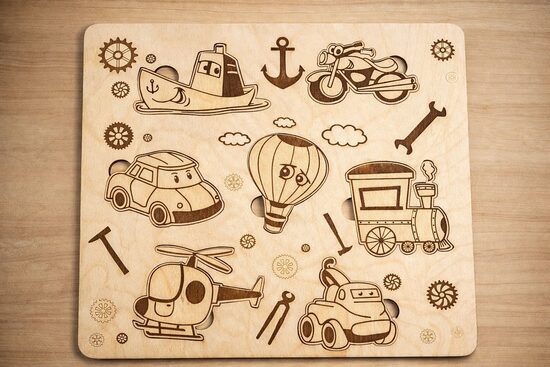 Puzle "TRASPORTLĪDZEKĻI"