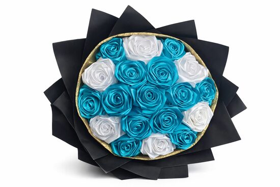 Mākslīgo rožu pušķi